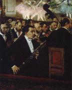 Edgar Degas lorchestre de l opera oil painting on canvas